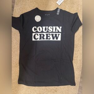 Place Black Cousin Crew Tee